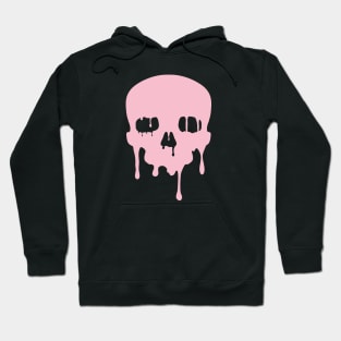 Pink Skull Melting Hoodie
